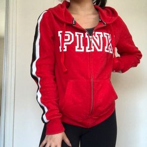 Limited Edition Pink zip up hoodie size small